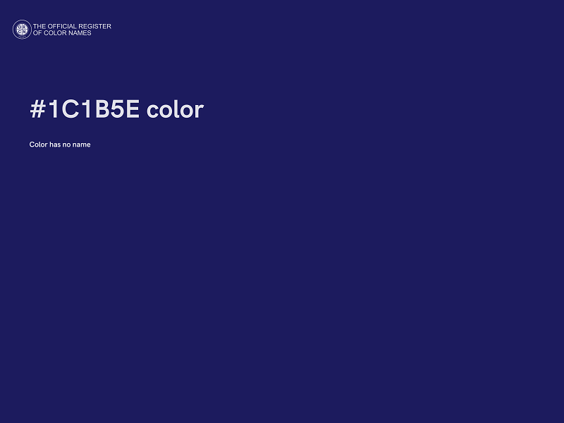 #1C1B5E color image