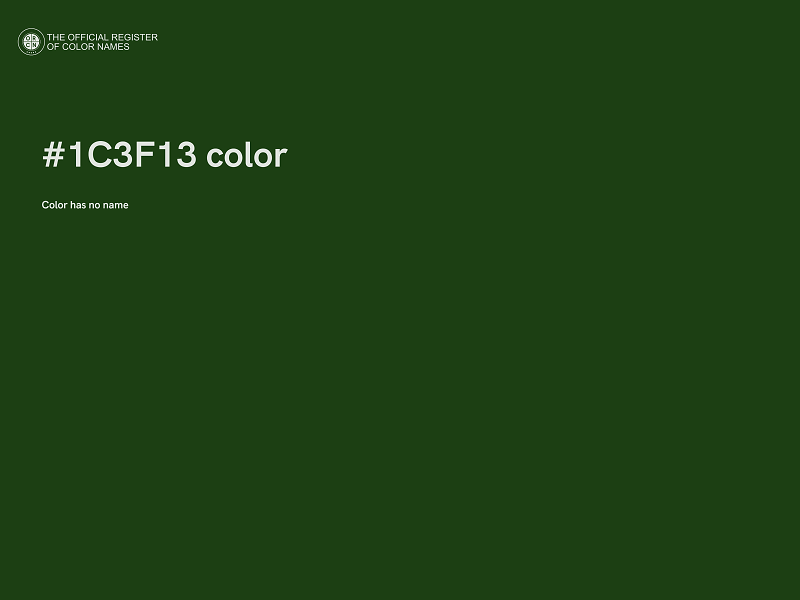 #1C3F13 color image