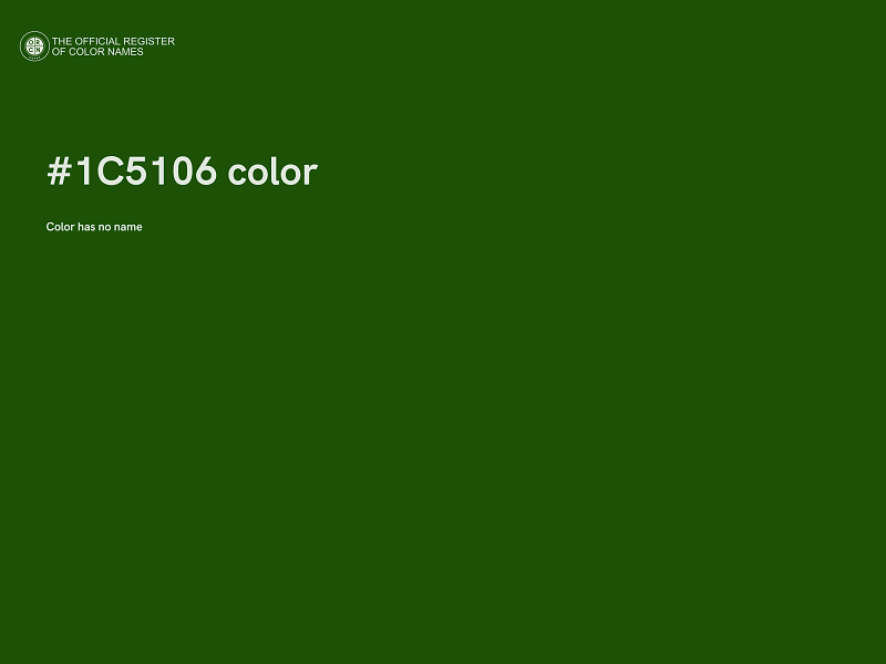 #1C5106 color image