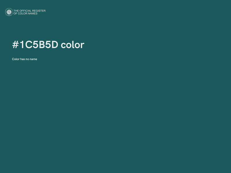 #1C5B5D color image