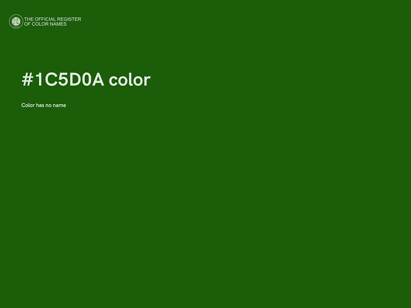 #1C5D0A color image