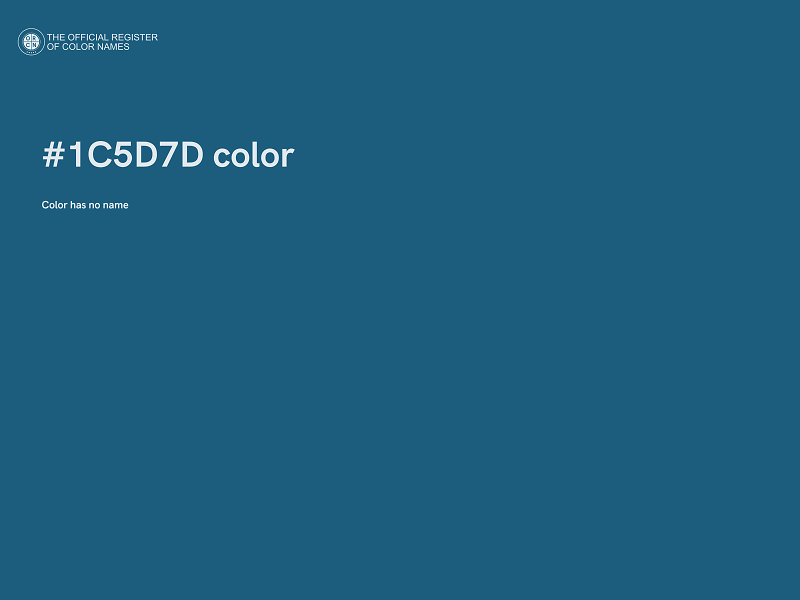 #1C5D7D color image