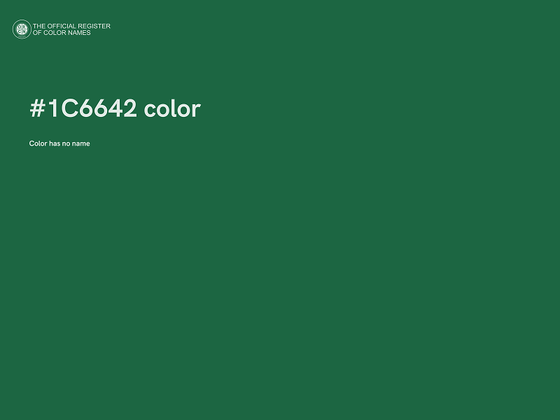 #1C6642 color image