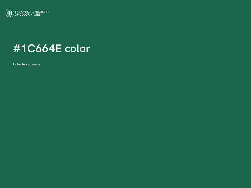 #1C664E color image