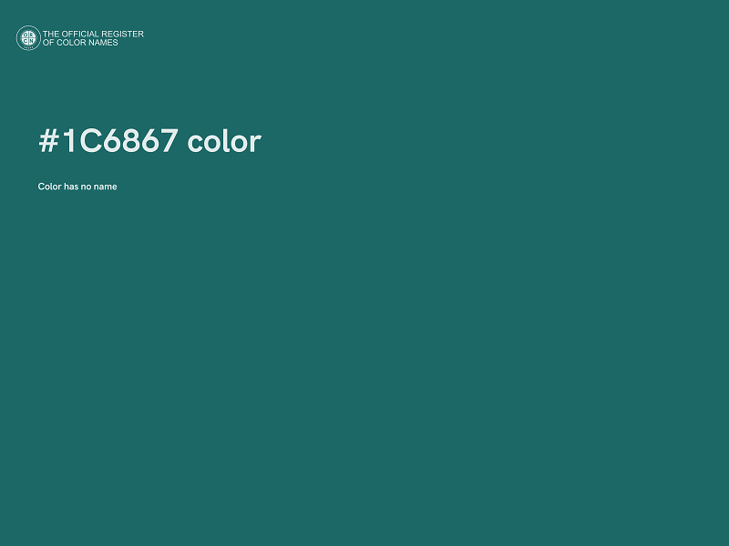 #1C6867 color image