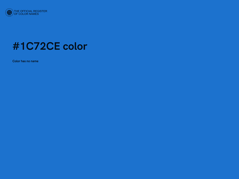 #1C72CE color image