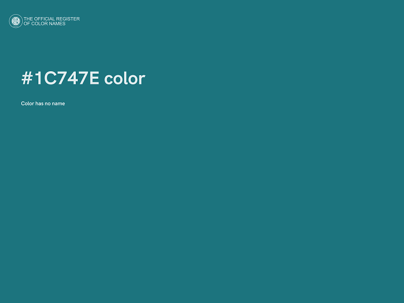 #1C747E color image