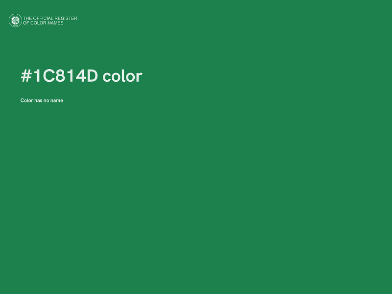 #1C814D color image