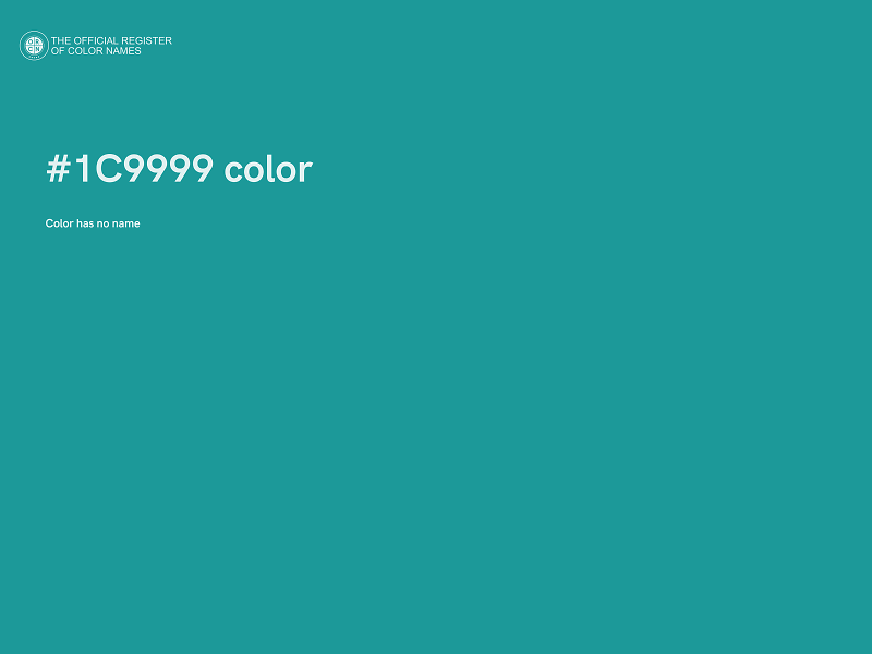 #1C9999 color image