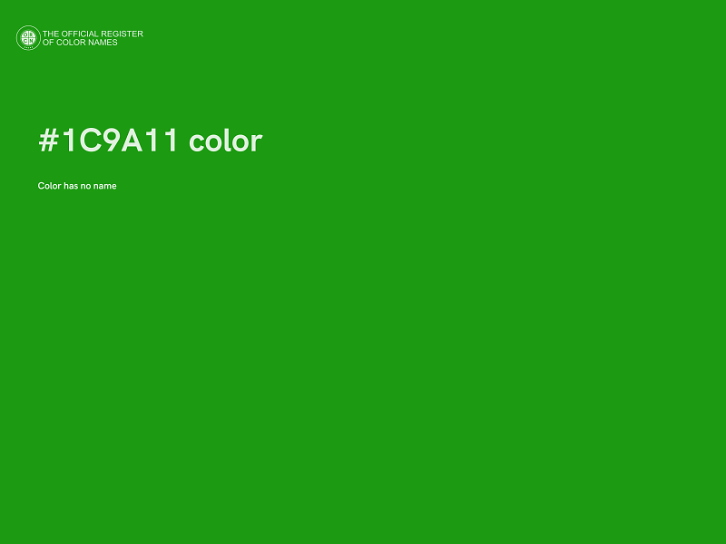 #1C9A11 color image