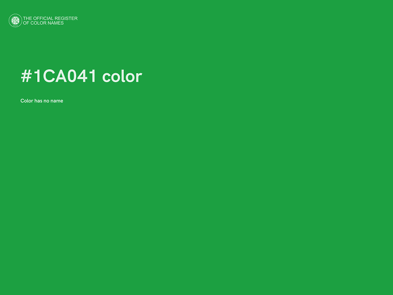 #1CA041 color image