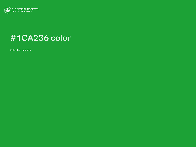 #1CA236 color image