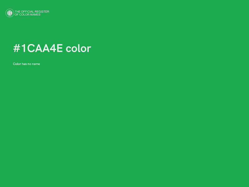 #1CAA4E color image