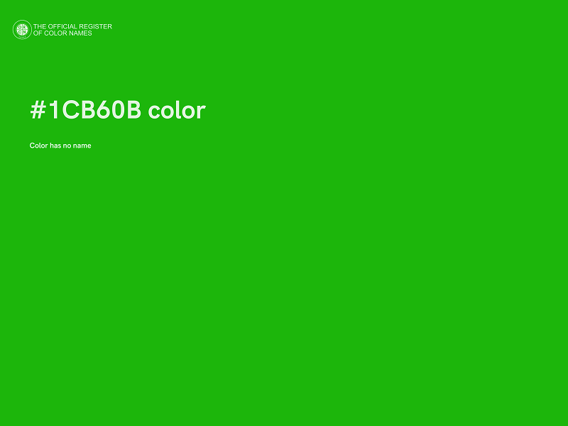 #1CB60B color image