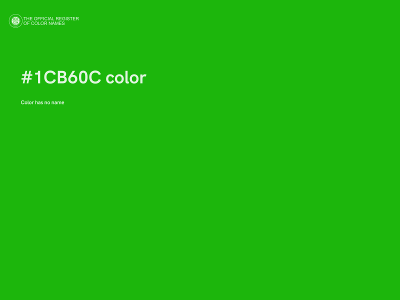 #1CB60C color image