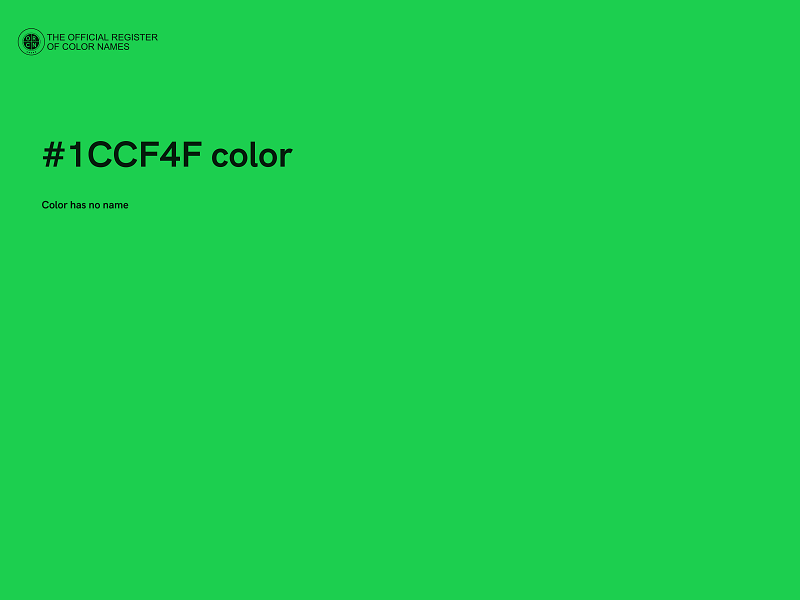 #1CCF4F color image