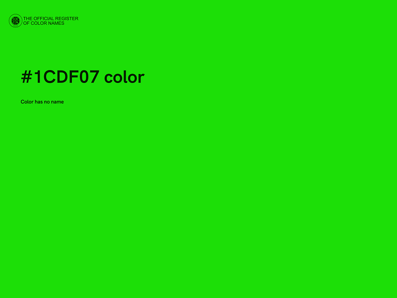 #1CDF07 color image