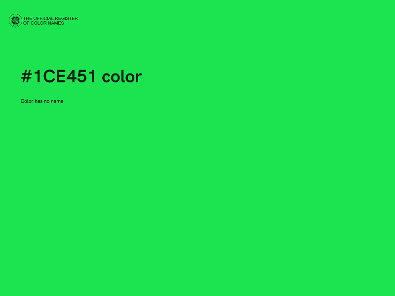 #1CE451 color image