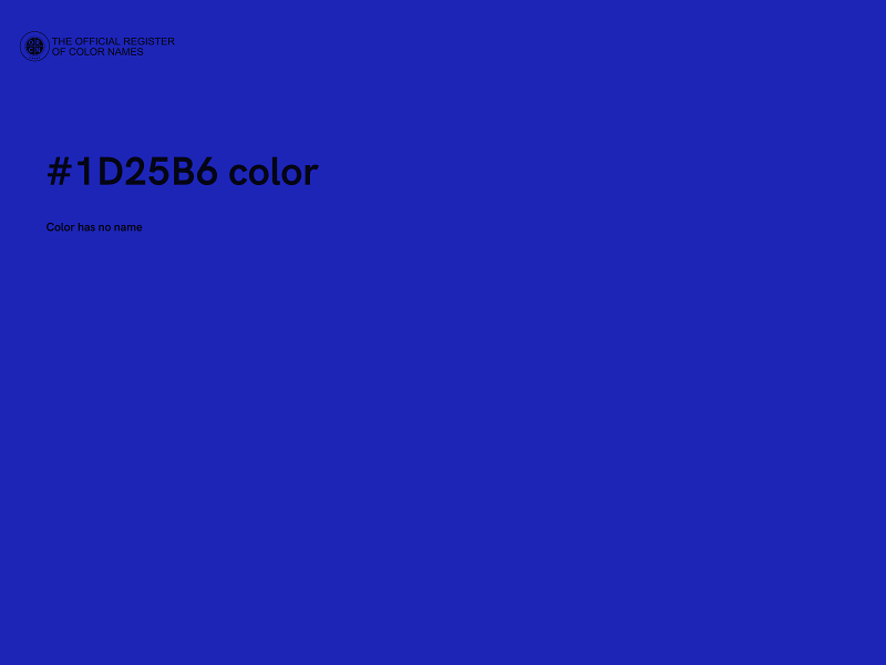 #1D25B6 color image