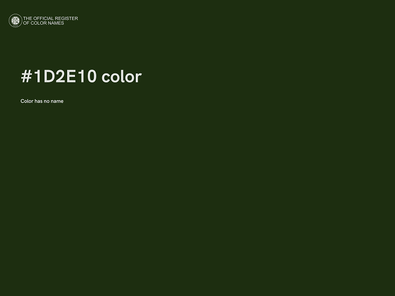 #1D2E10 color image