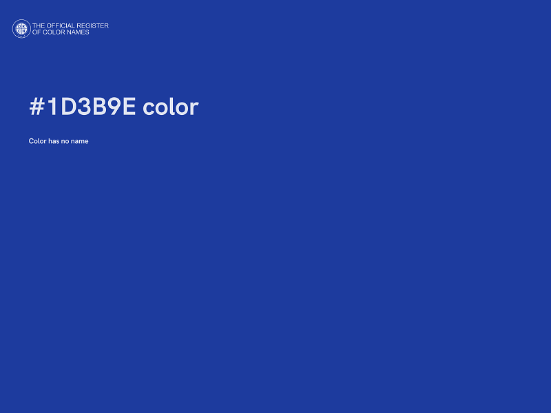 #1D3B9E color image