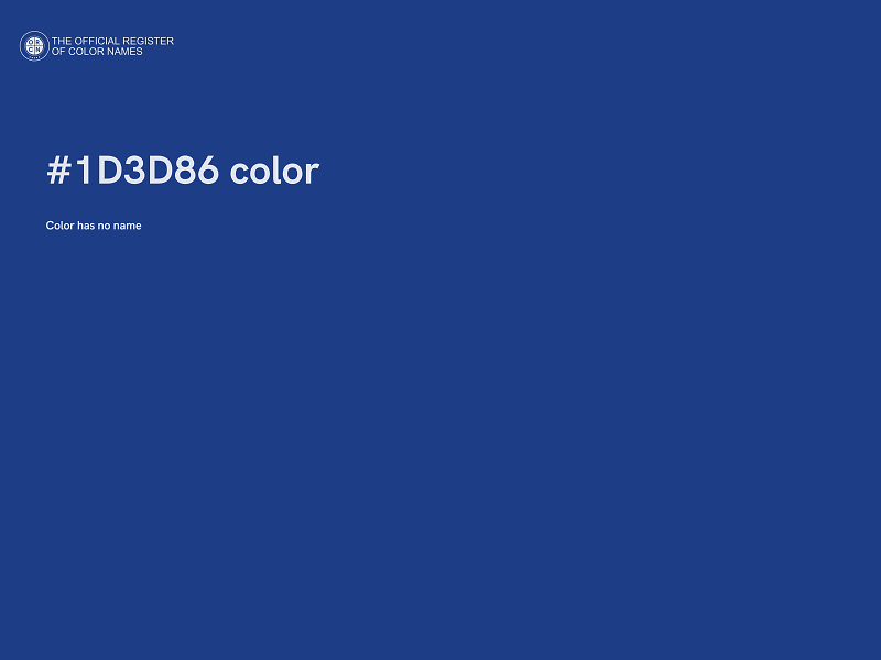 #1D3D86 color image