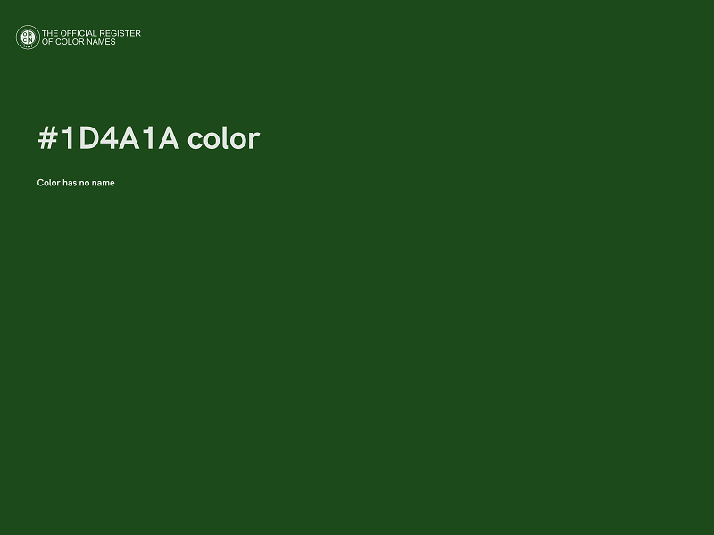 #1D4A1A color image