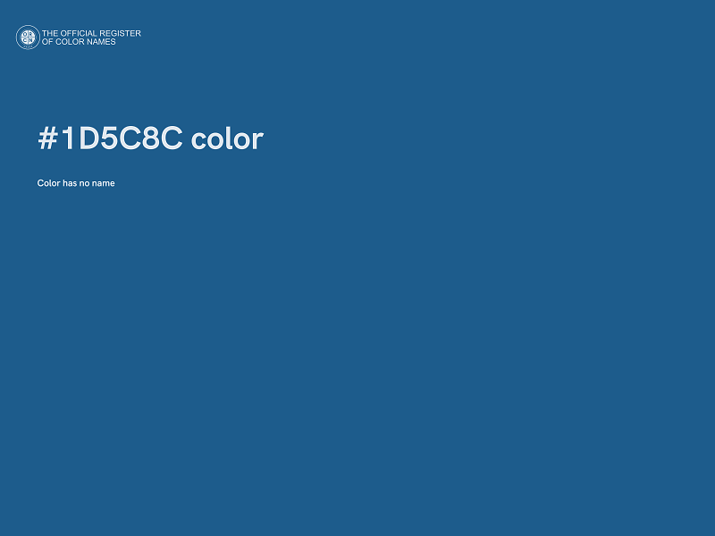 #1D5C8C color image