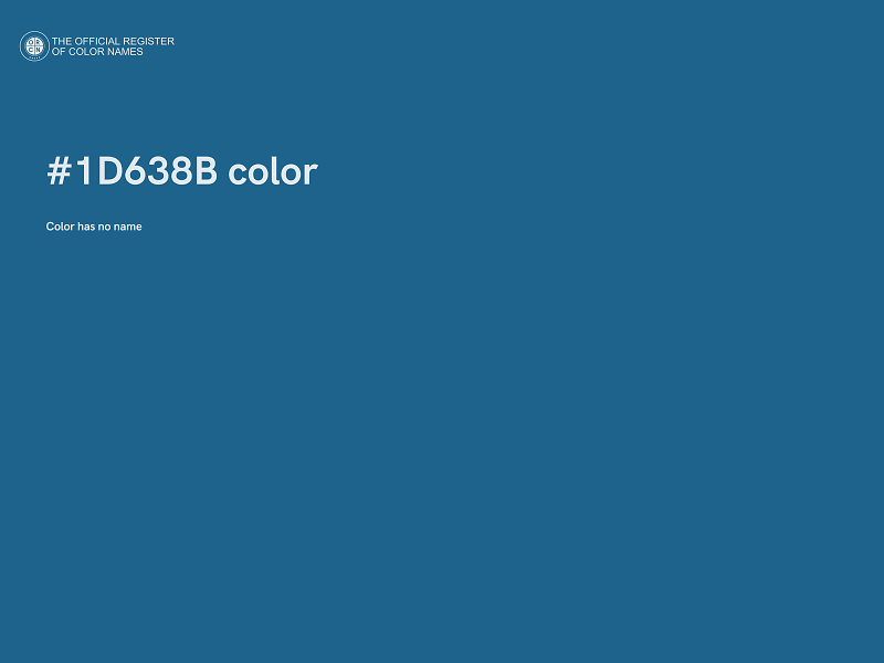 #1D638B color image