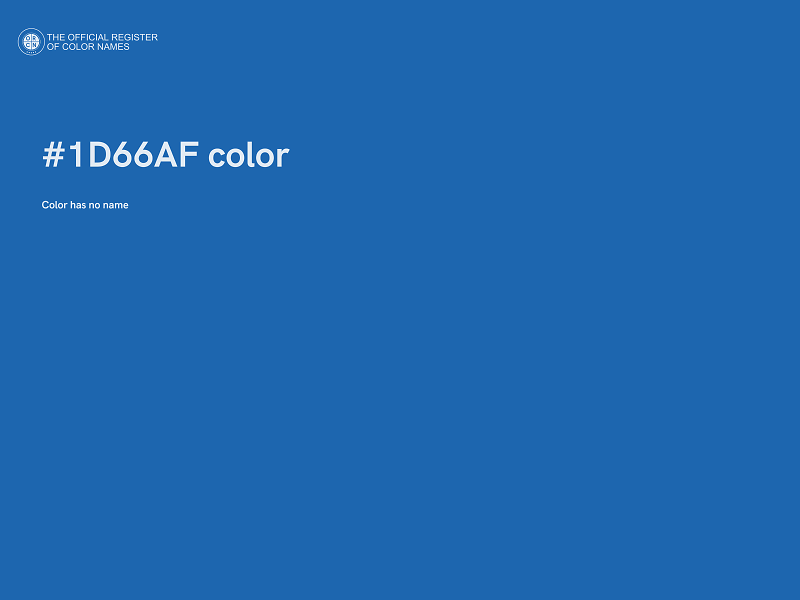 #1D66AF color image