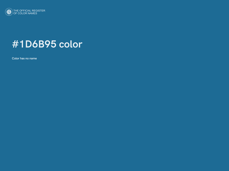 #1D6B95 color image