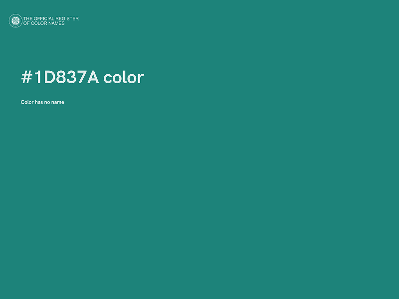 #1D837A color image