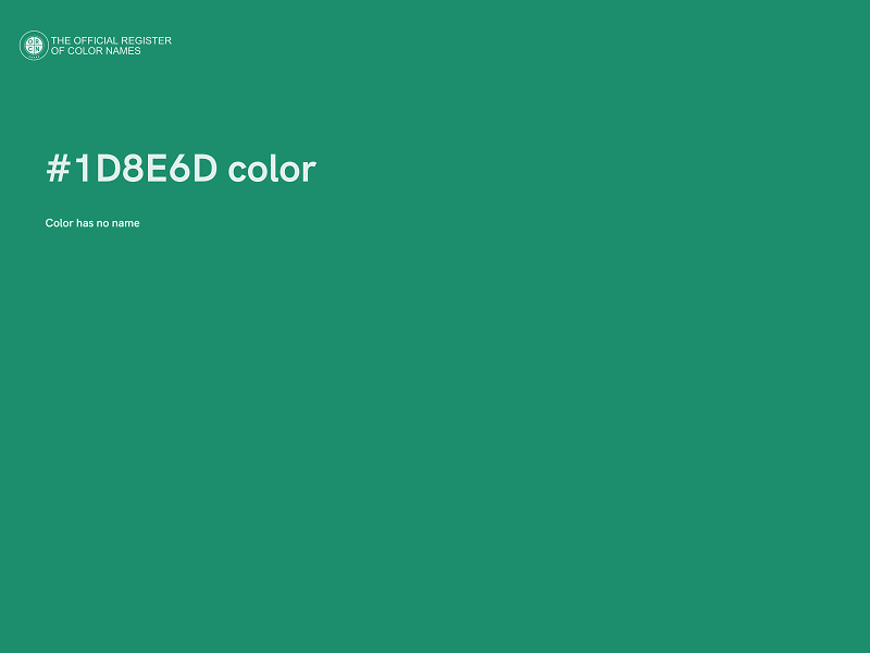 #1D8E6D color image