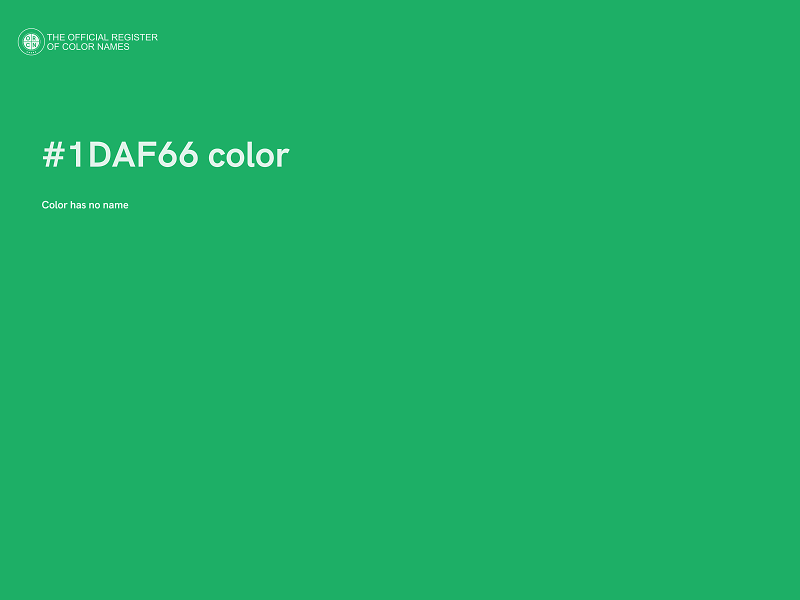 #1DAF66 color image