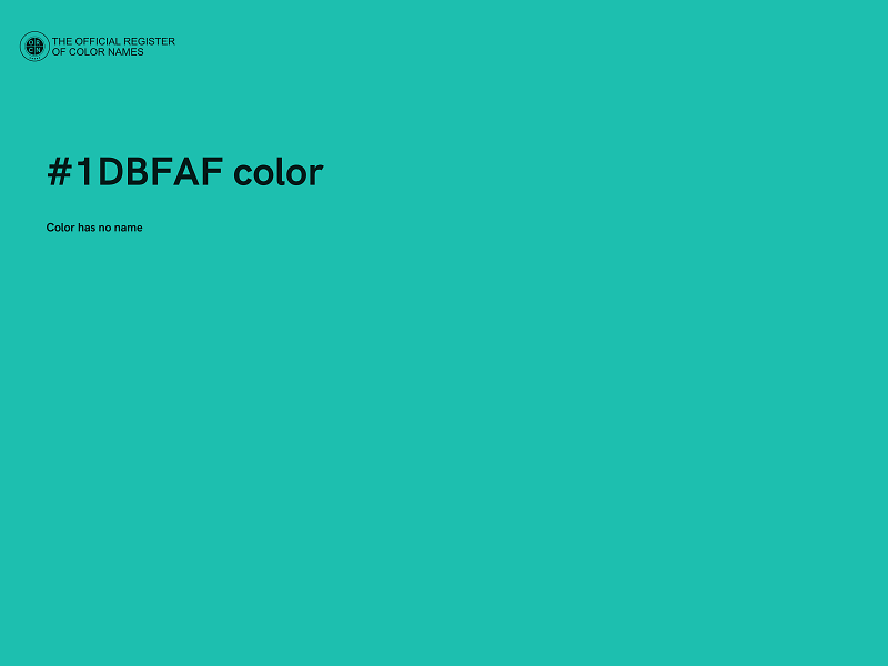 #1DBFAF color image