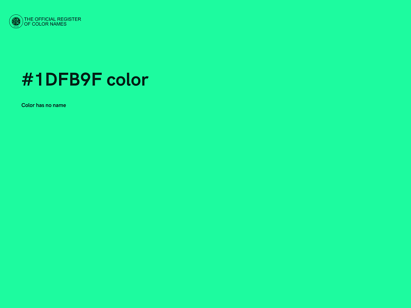 #1DFB9F color image