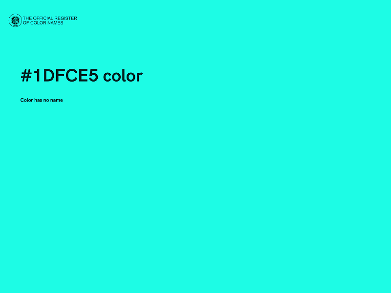 #1DFCE5 color image