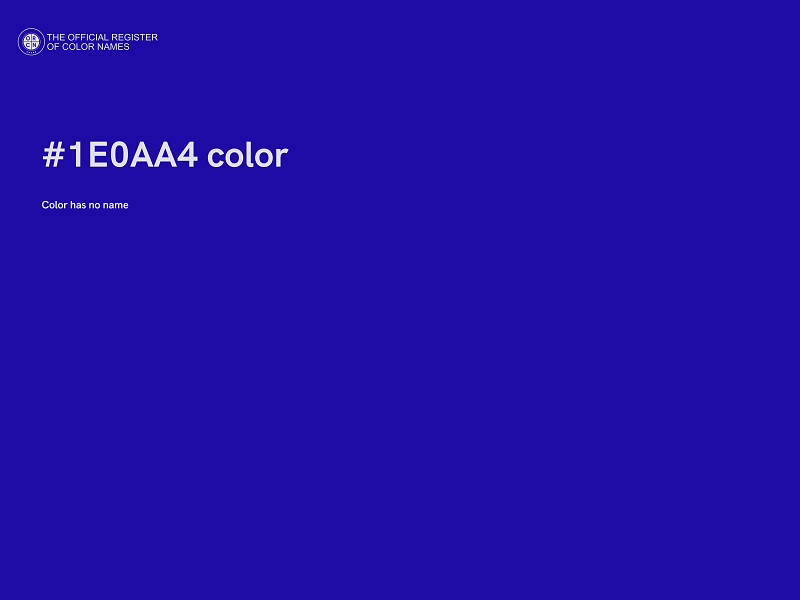 #1E0AA4 color image