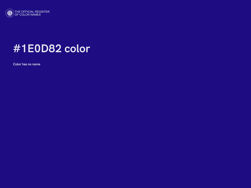 #1E0D82 color image