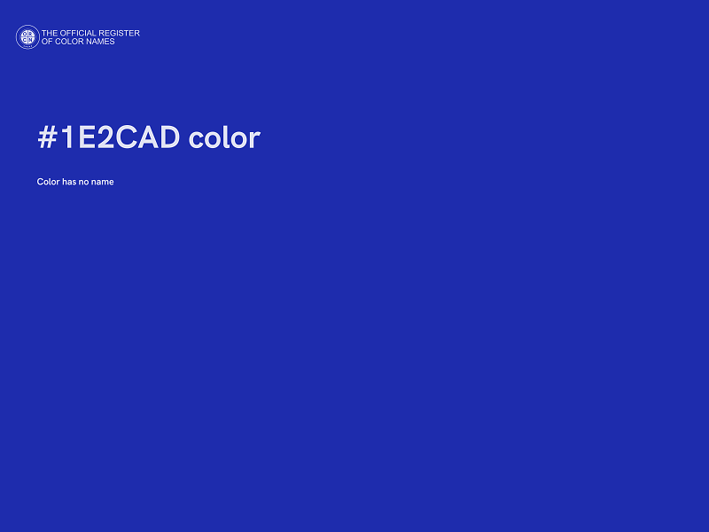 #1E2CAD color image