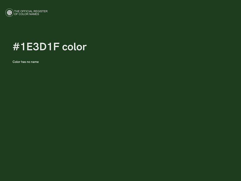 #1E3D1F color image