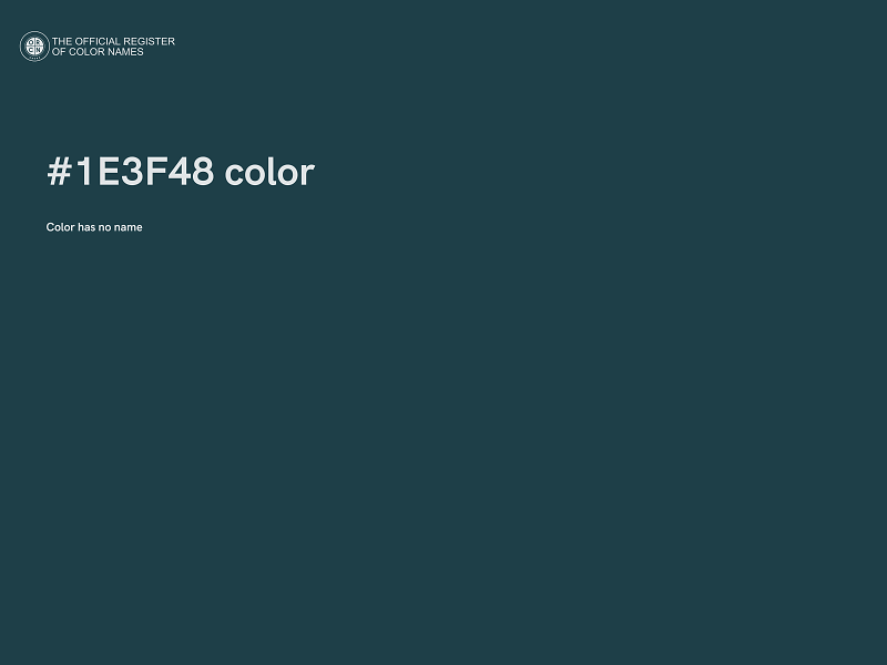 #1E3F48 color image