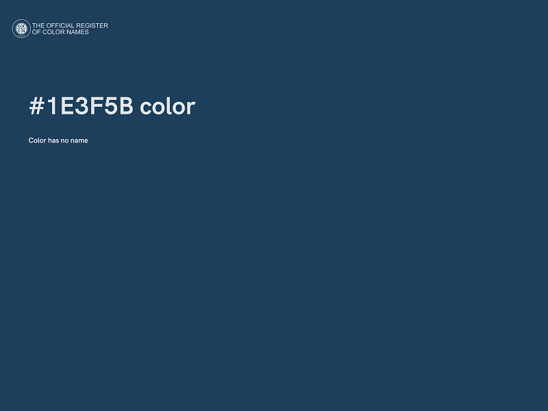 #1E3F5B color image