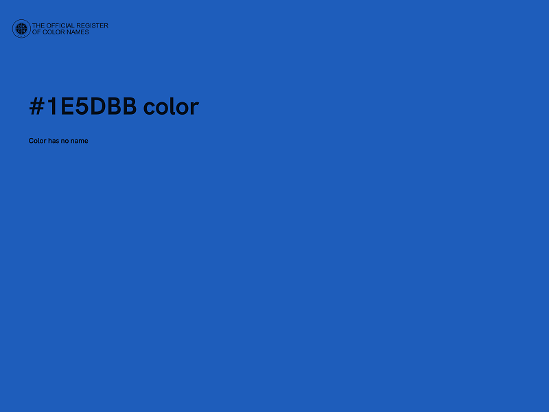 #1E5DBB color image