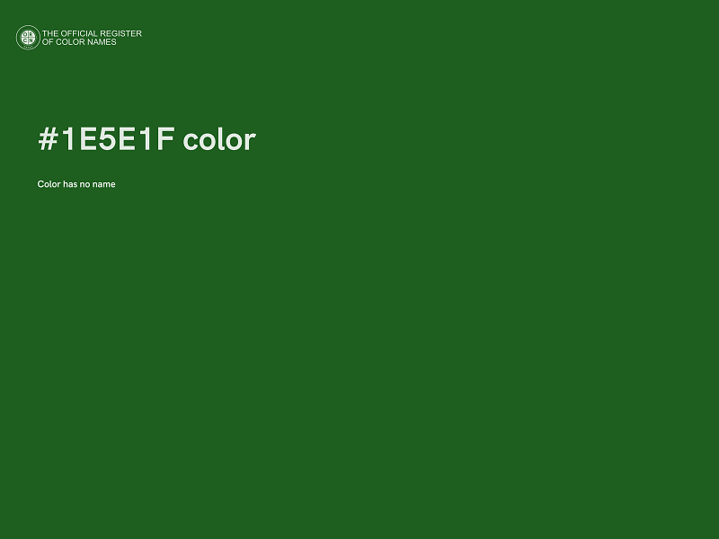 #1E5E1F color image