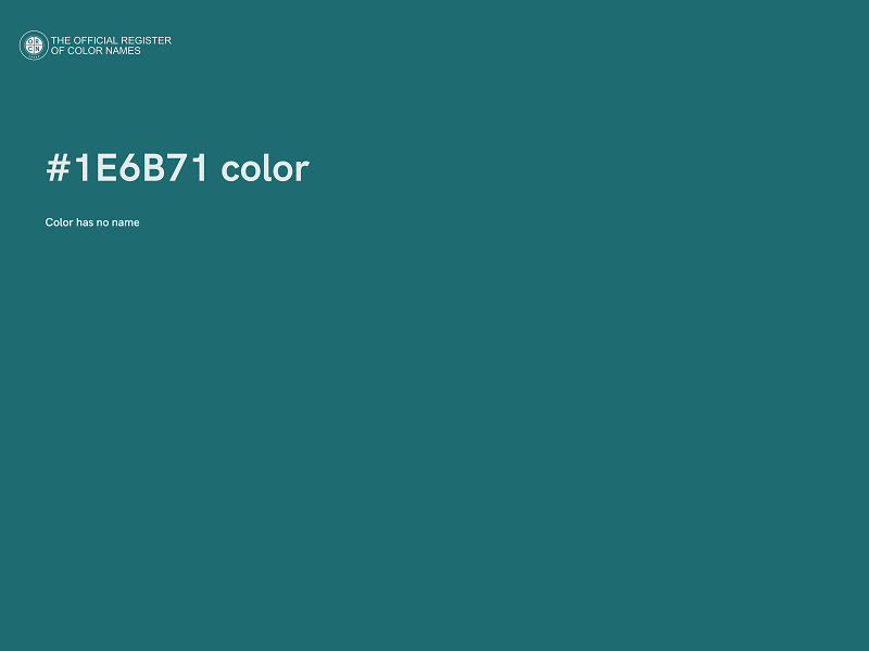 #1E6B71 color image