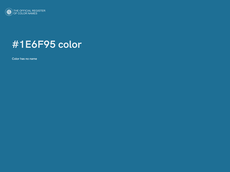 #1E6F95 color image