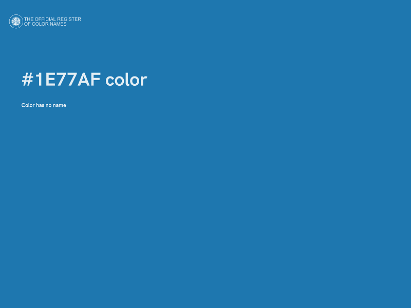 #1E77AF color image