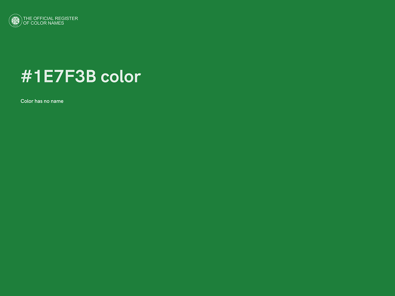 #1E7F3B color image