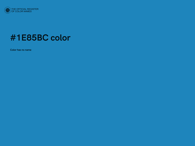 #1E85BC color image